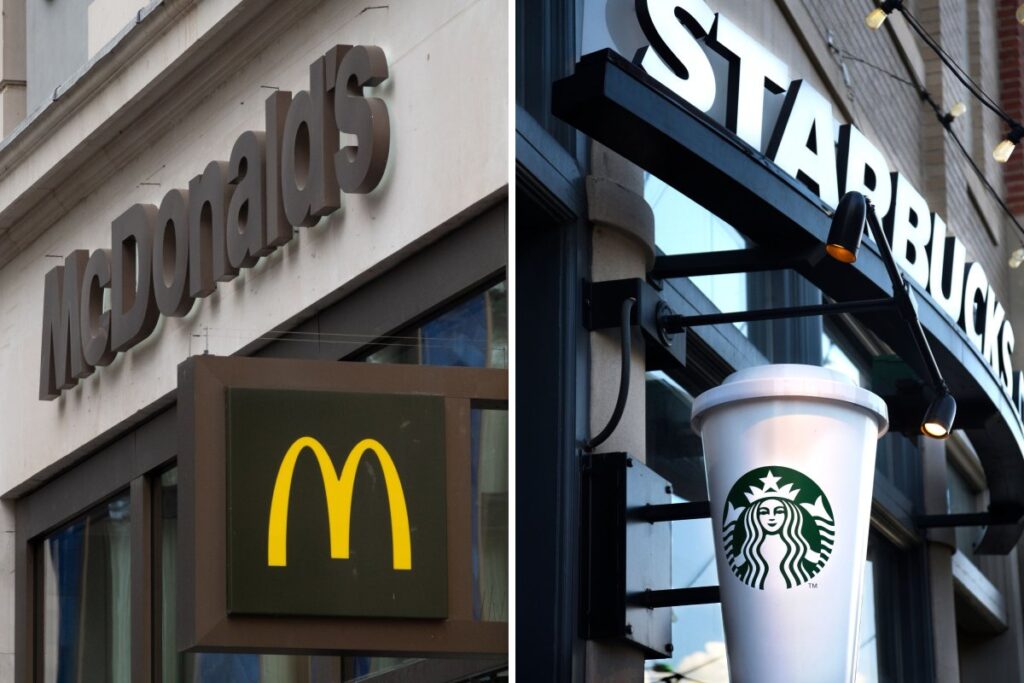 McDonalds starbucks