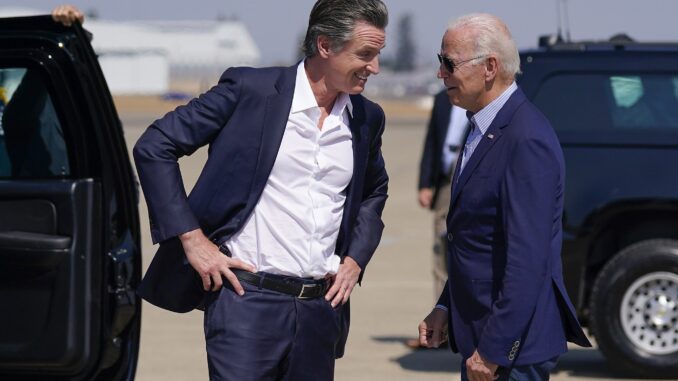 newsom biden