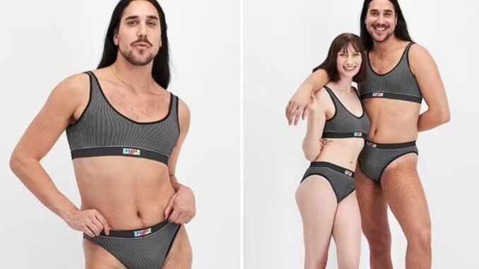 Underwear company use non binary model