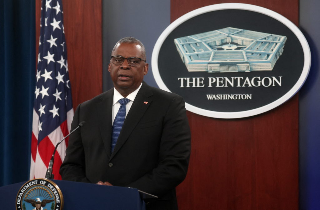 Pentagon chief Llyod Austin