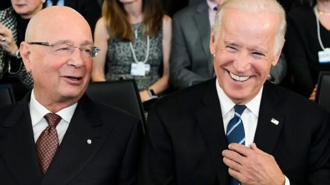 Biden regime signs WEF treaty to make gas powered cars obsolete in USA