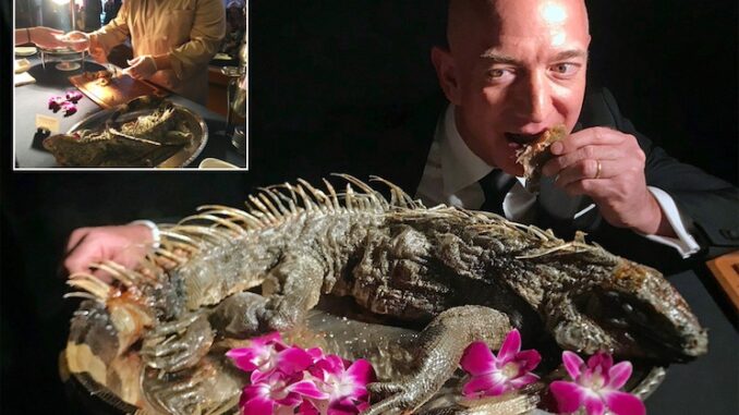 Jeff Bezos funnelling millions into carcinogenic fake meat production