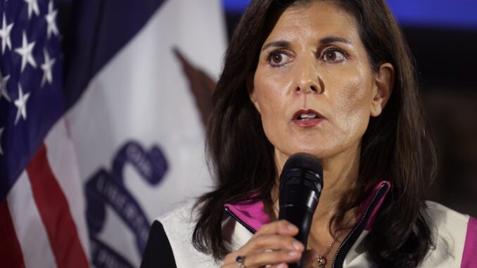 Nikki Haley warns that trump will destroy the U.S. Constitution.