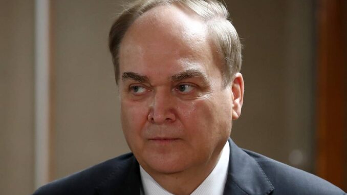 Russia's Ambassador to the USA Anatoly Antonov