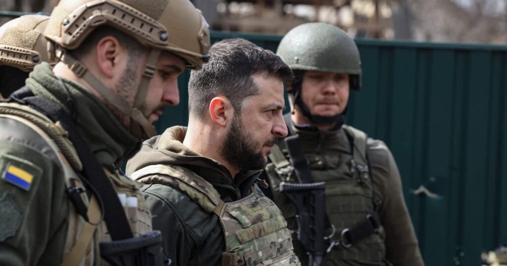 Ukrainian army and Zelesnky