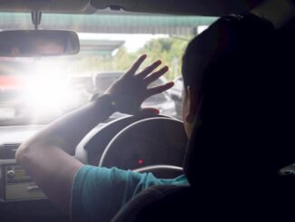 blinding headlights