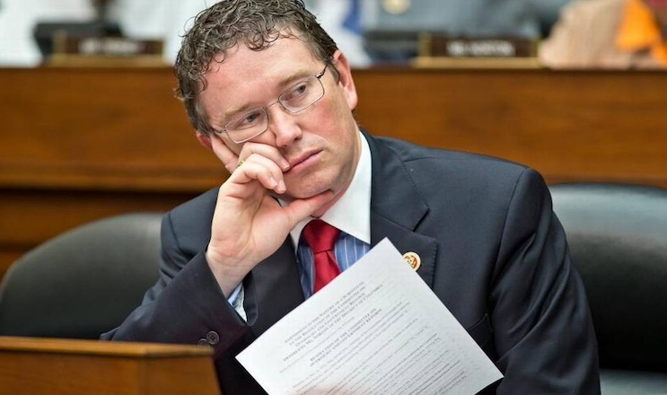 Rep. Thomas Massie warns Congress planning to outlaw criticism of Israel.