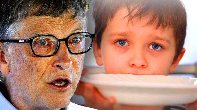 Globalist billionaire Bill Gates has been caught telling his inner circle that a devastating "global famine" is the next step in the elite's indomitable march towards total global domination.