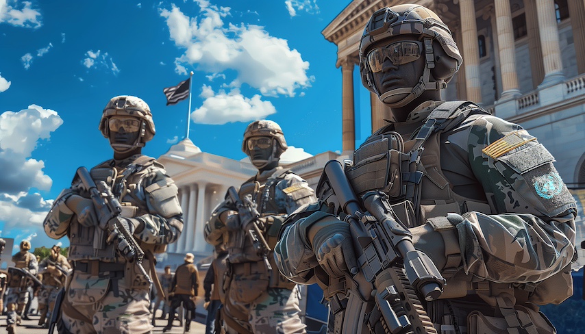 UN troops to be deployed across U.S. as government prepares for mass civil unrest in America.