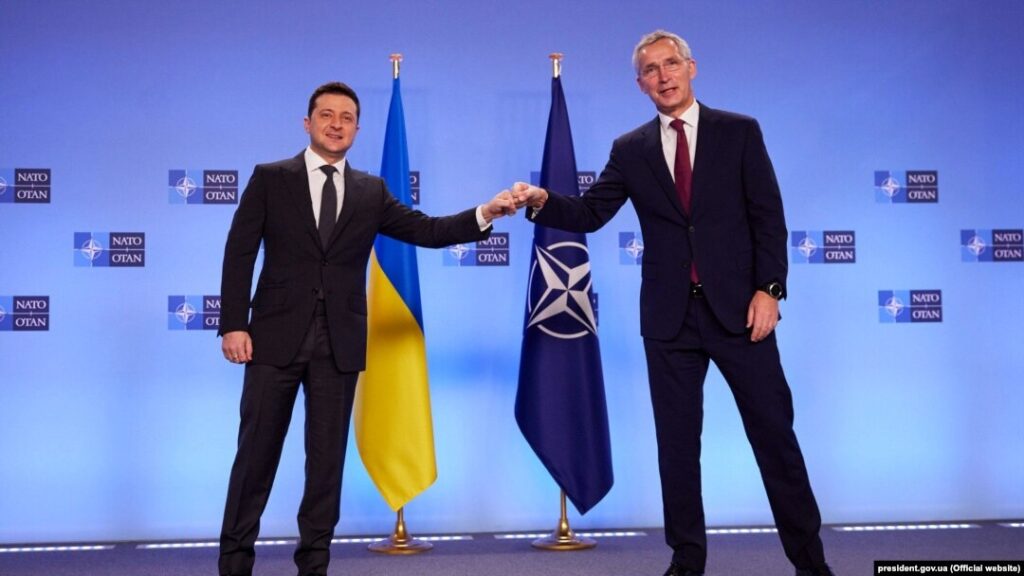 zelensky and NATO chief