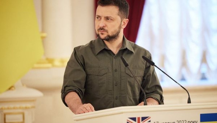 Zelensky drafts prisoners to join military as Ukraine loses war with Russia.