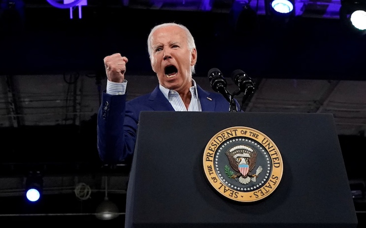 Biden threatens to jail Trump following his poor debate performance.