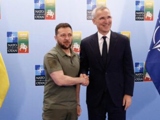 nato chief and zelensky