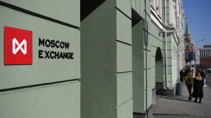 Russia stock exchange