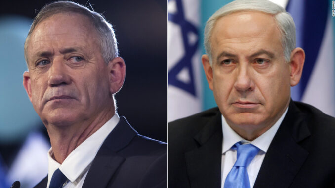 Gantz and Netanyahu