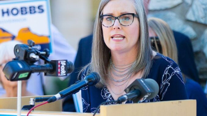 Democrat Gov Katie Hobbs facing prison time for defrauding the American public.