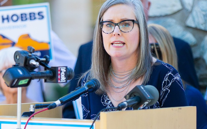 Democrat Gov Katie Hobbs facing prison time for defrauding the American public.