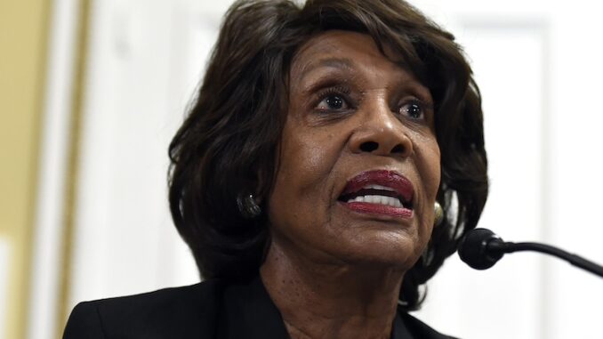 Rep. Maxine Waters warns Trump planning to execute traitors when he becomes president.