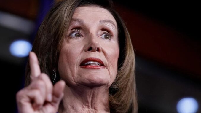 Pelosi warns Trump has dementia.