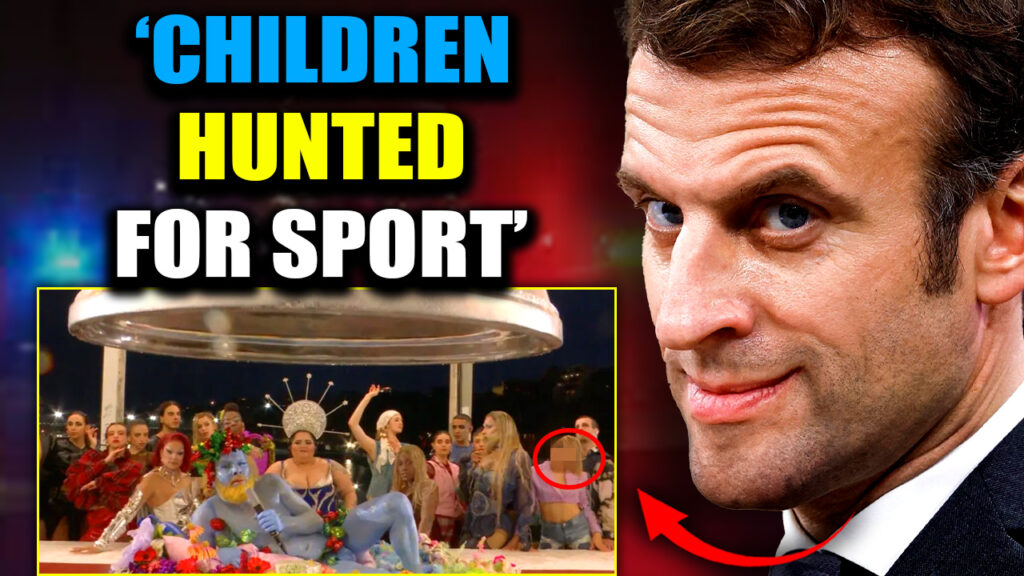 Hundreds of children have been trafficked to Paris for the deranged pleasure of the global elite who have gathered in the French capital for the quadrennial Luciferian celebration of the Olympic Games.