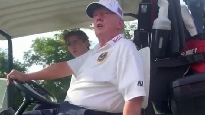 Trump declares Biden is quitting race, and Kamala will become Democrat nominee.