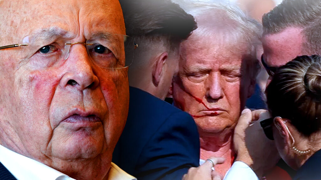 A visibly angry Klaus Schwab told WEF members that they must keep trying to assassinate former president Trump and if they miss, "shoot shoot shoot until the job is done."