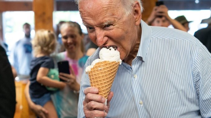 Biden declares that he's a proud independent black woman.