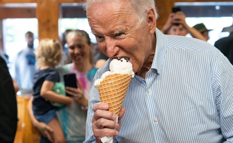 Biden declares that he's a proud independent black woman.