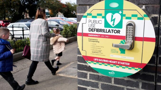 British schools to have defibrillators installed due to sudden rise in heart attacks among children.