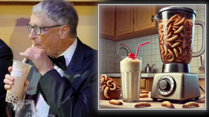 Bill Gates calls on government's to replace cow milk with maggot milk.