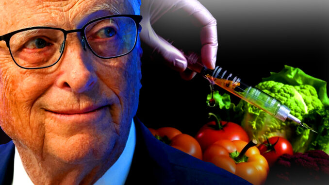 Globalist billionaire and self-appointed world health czar Bill Gates has convinced the government to allow him to "force-jab" the public by adding mRNA to essential and everyday food items consumed by everybody in society.