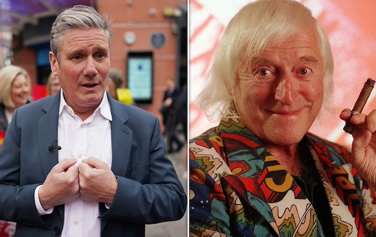 Newly elected British Prime Minister Keir Starmer helped protect notorious pedophile Jimmy Savile.