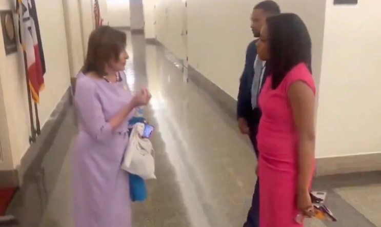 Pelosi unloads racist tirade at black ABC reporter.