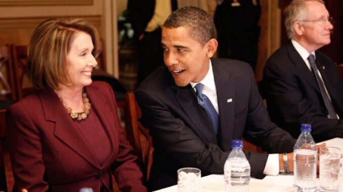 Pelosi and Obama planning to replace Joe with Michelle.