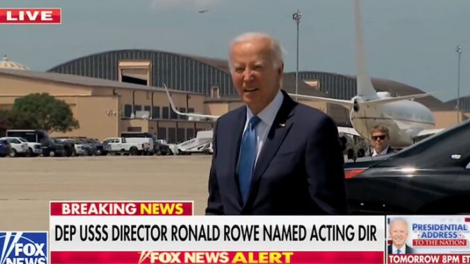 Video shows Biden unaware that he has dropped out of the presidential race.