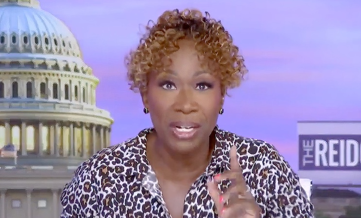 MSNBC's Joy Reid says she'll vote for Biden even if he's dead.