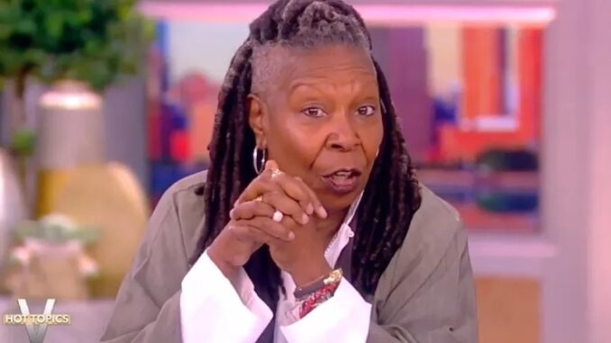 Whoopi Goldberg says she can't wait to vote for poopy pants Biden in the election.