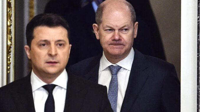 Germany bans military aid to Ukraine.