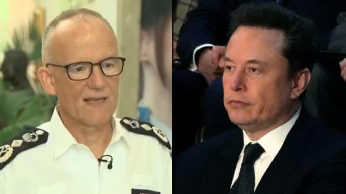 Police chief and Musk