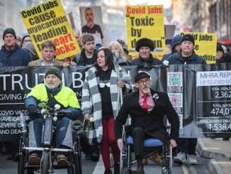 UK government withholding compensation from COVID jab victims.