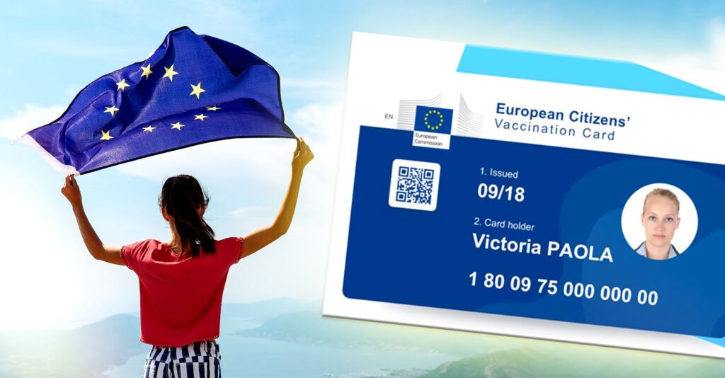 EU vaccination card