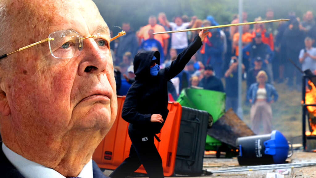 The World Economic Forum in Davos has ordered global authorities stoke the flames of civil unrest and turn communities against each other until violent bloodletting becomes the norm and the streets of Western cities run red with blood.