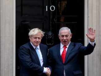 Boris johnson and Netanyahu
