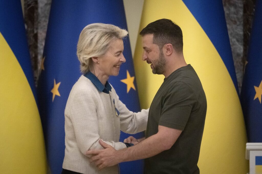Von der leyen and zelensky