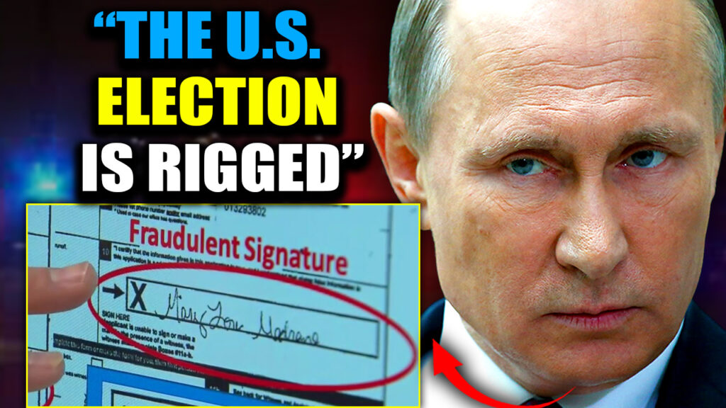 The US presidential election has been rigged to ensure the people do not choose the president, according to Russian President Vladimir Putin who has painstakingly compiled a 4,000 page report forensically detailing the crimes of the US Deep State and globalist elites.