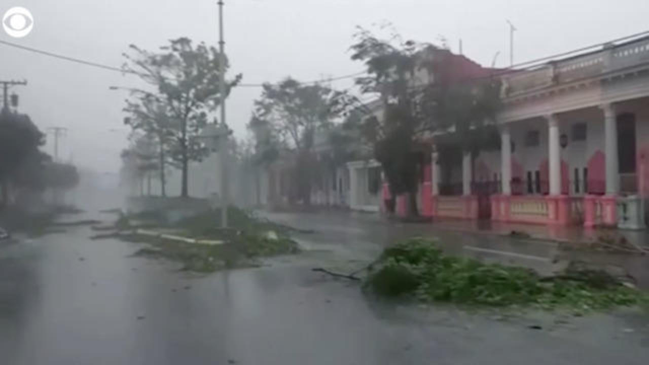 Hurricane Hits Cuba As It Struggles With Massive Blackouts