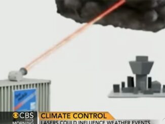 CBS News aired segment admitting that lasers control the weather.