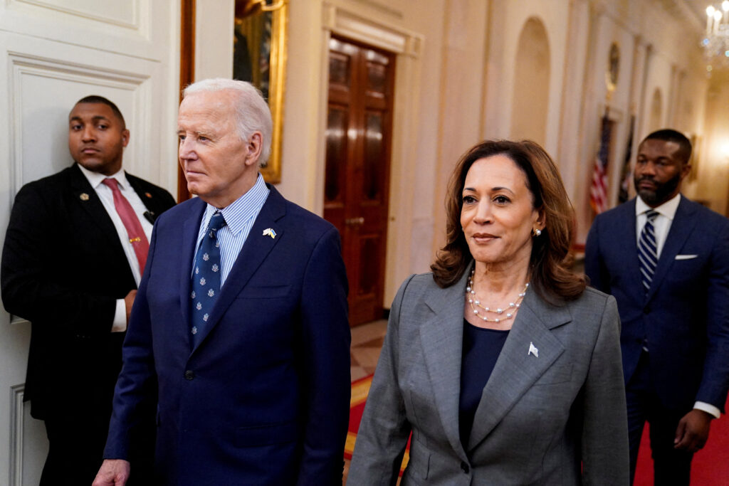 Biden and Harris