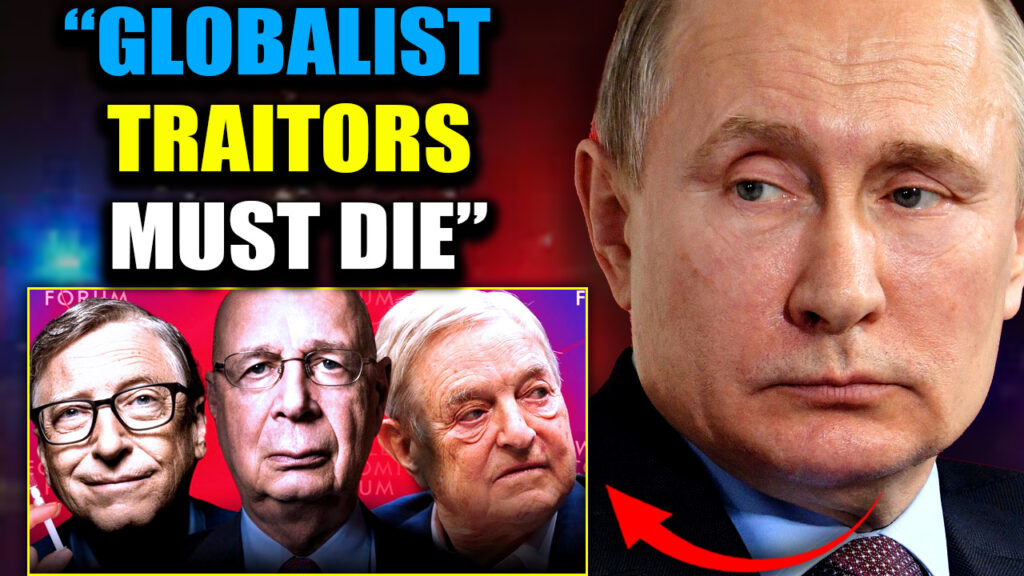 The globalist cabal are criminals who attempted to take over the world in a coup d'etat according to Russian President Vladimir Putin who warned the elite that their New World Order has failed and they must pay the price for their crimes against humanity.