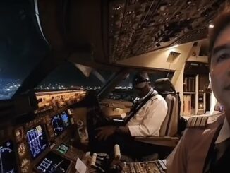 Pilots film fleet of UFOs escorting passenger jet over Egypt.